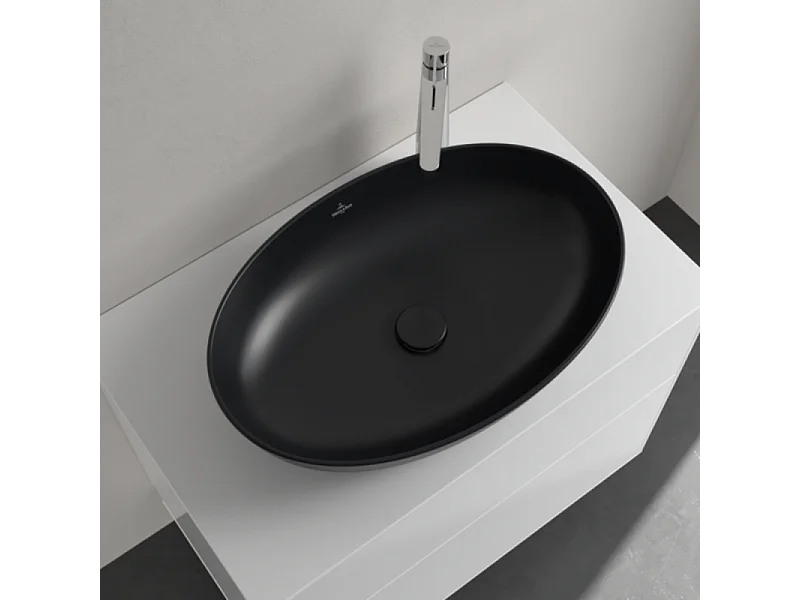Vasque ovale à poser VILLEROY ET BOCH Artis Noir mat