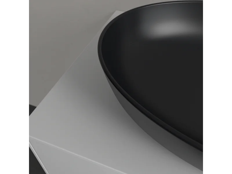 Vasque ovale à poser VILLEROY ET BOCH Artis Noir mat
