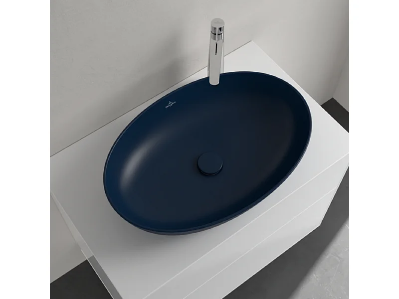 Vasque ovale à poser VILLEROY ET BOCH Artis Bleu Nightfall