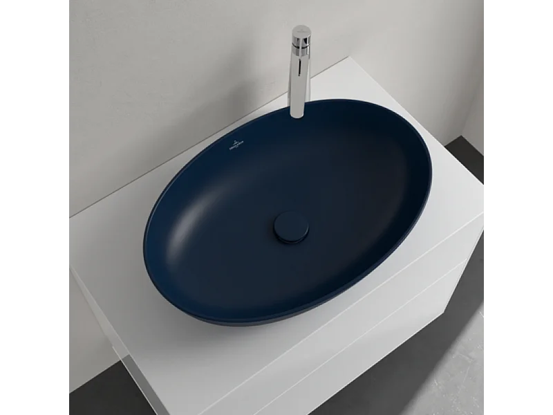 Vasque ovale à poser VILLEROY ET BOCH Artis Bleu Nightfall