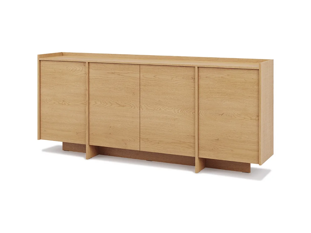 Aparador AMBIHOME JANDI - Carvalho claro, C200xP38xA90cm