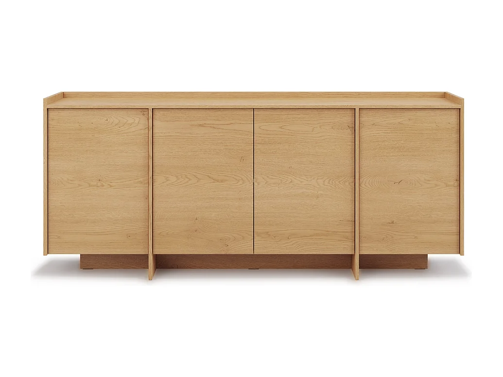 Aparador AMBIHOME JANDI - Carvalho claro, C200xP38xA90cm