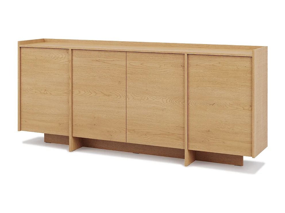 Aparador AMBIHOME JANDI - Carvalho claro, C200xP38xA90cm