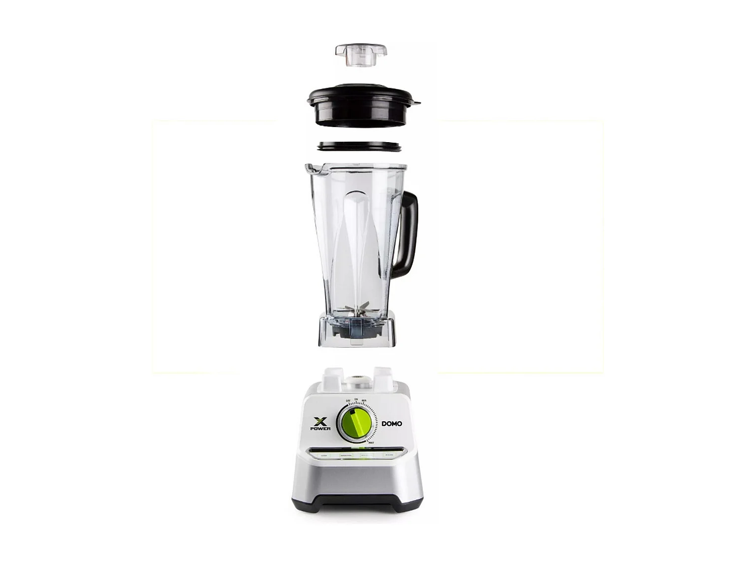 Licuadora Xpower 1500 W - 2 L - Gris