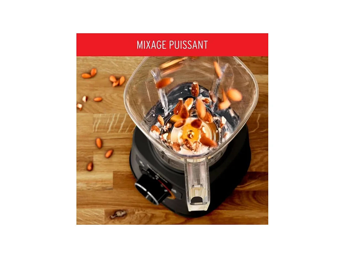 Moulinex Blender, Bol léger incassable 2 L, Mixeur haute vitesse, Lames Powelix Life, Nettoyage facile, PerfectMix + LM88A810