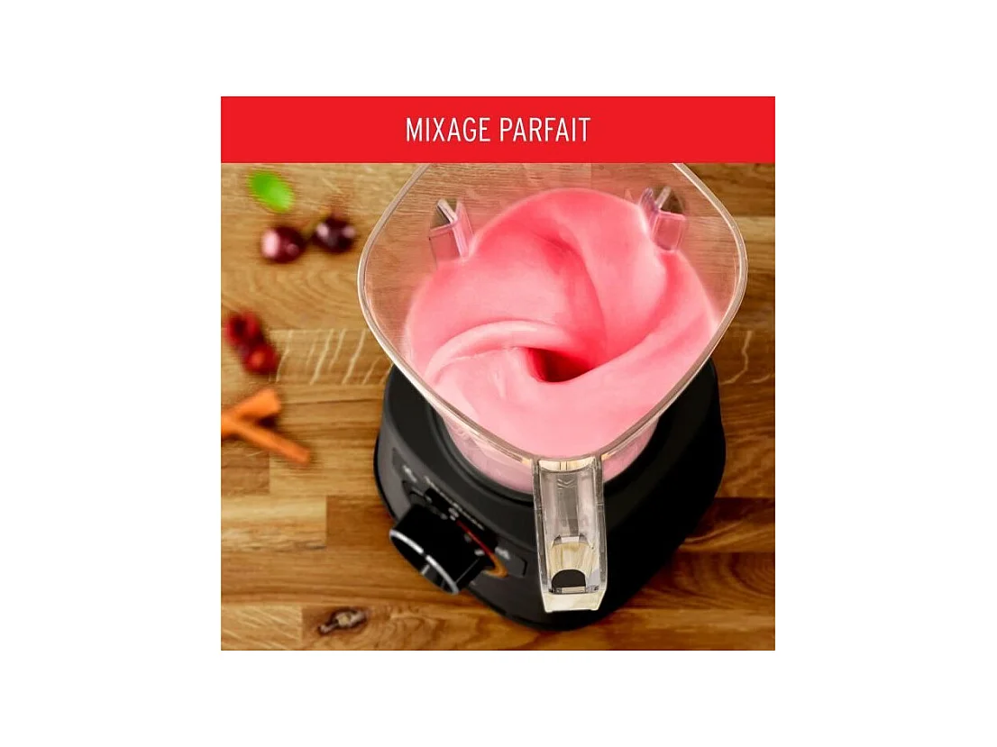 Moulinex Blender, Bol léger incassable 2 L, Mixeur haute vitesse, Lames Powelix Life, Nettoyage facile, PerfectMix + LM88A810