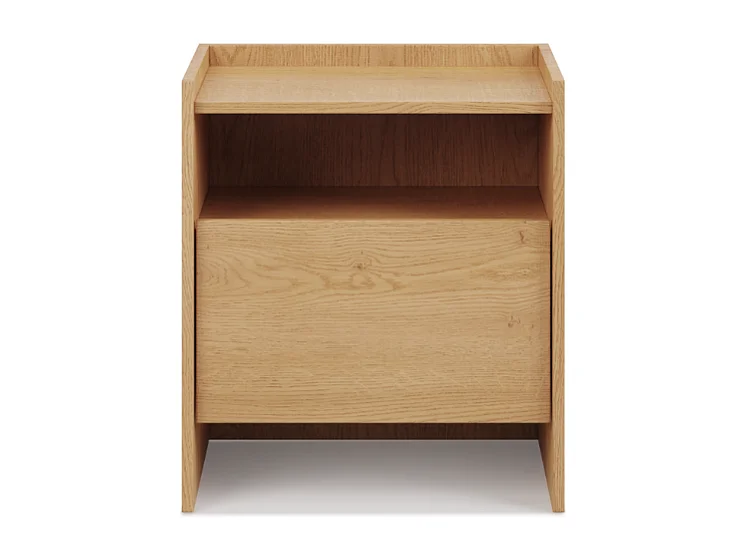 Mesa de Cabeceira AMBIHOME JANDI - Carvalho claro, C53xP38xA61cm