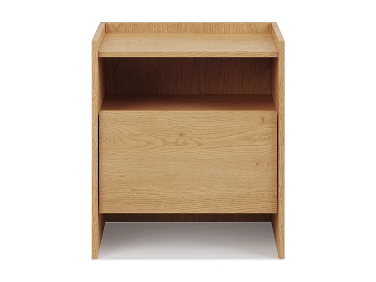 Mesa de Cabeceira AMBIHOME JANDI - Carvalho claro, C53xP38xA61cm