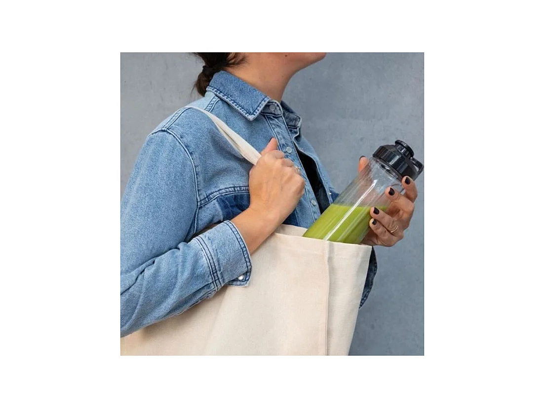 Mini blender - LIVOO - DOP240 - 600 ml - 300 W - Acier inoxydable / Noir