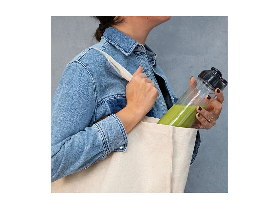 Mini blender - LIVOO - DOP240 - 600 ml - 300 W - Acier inoxydable / Noir