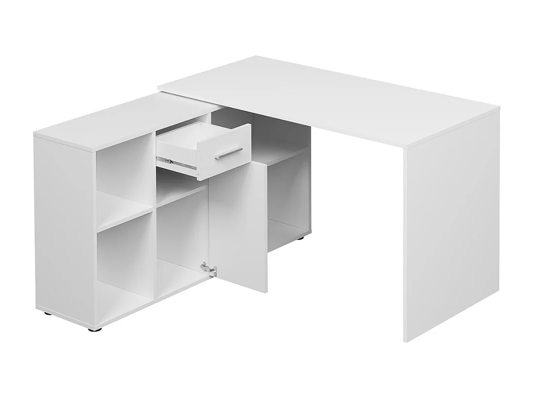 Secretária c/Armário AMBIHOME MANDO Branco 122x120x75cm