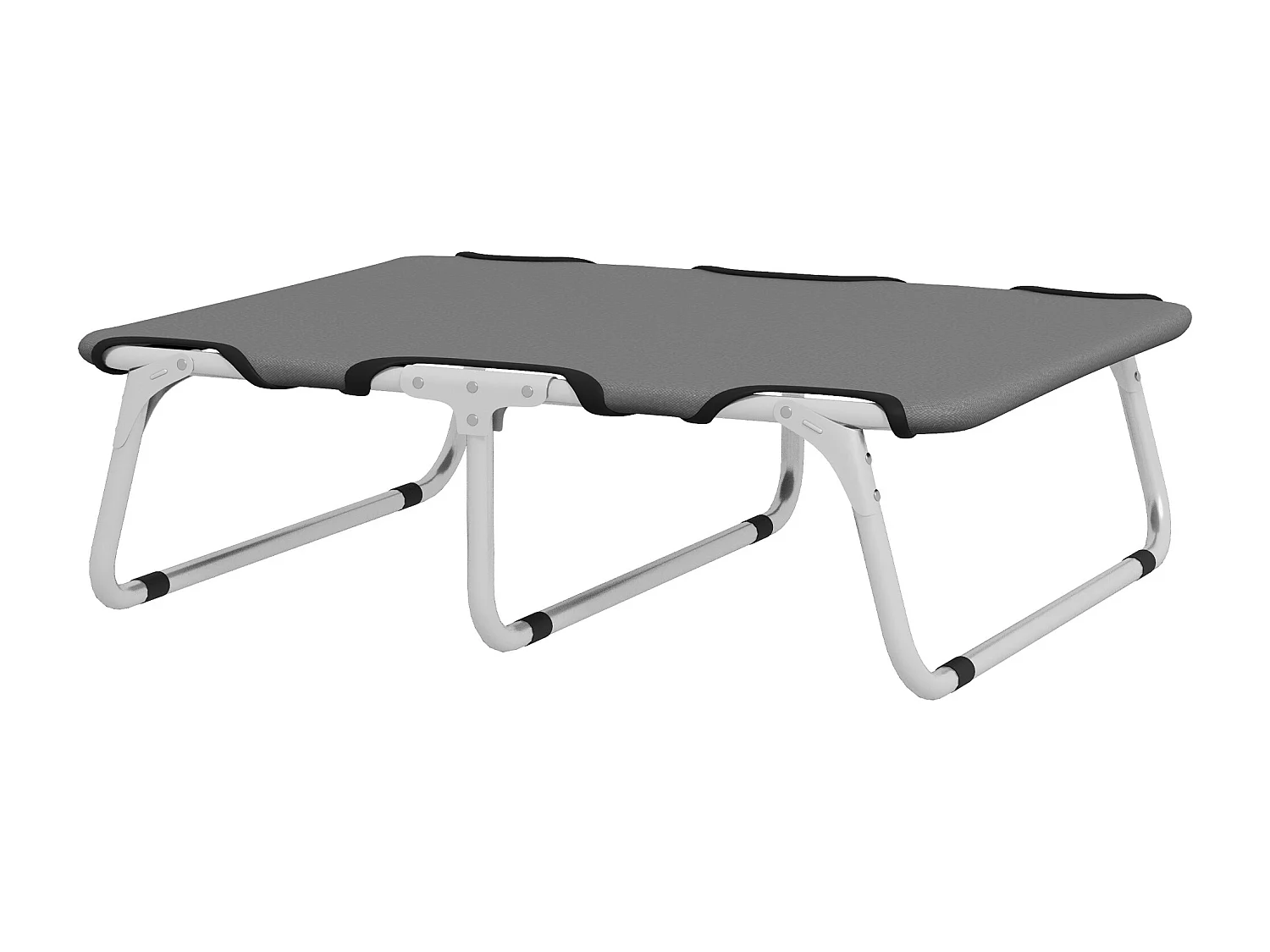 Brandina per cani piccoli pieghevole per interno ed esterno grigio