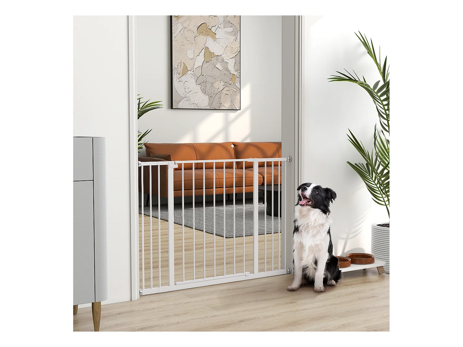 Cancellino cani estensibile 76-82/86-97/101-107cm montaggio a pressione