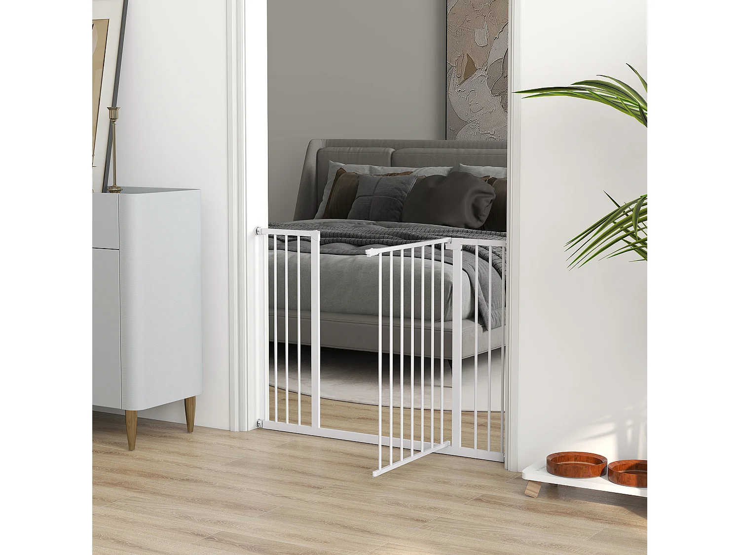 Cancellino cani estensibile 76-82/86-97/101-107cm montaggio a pressione