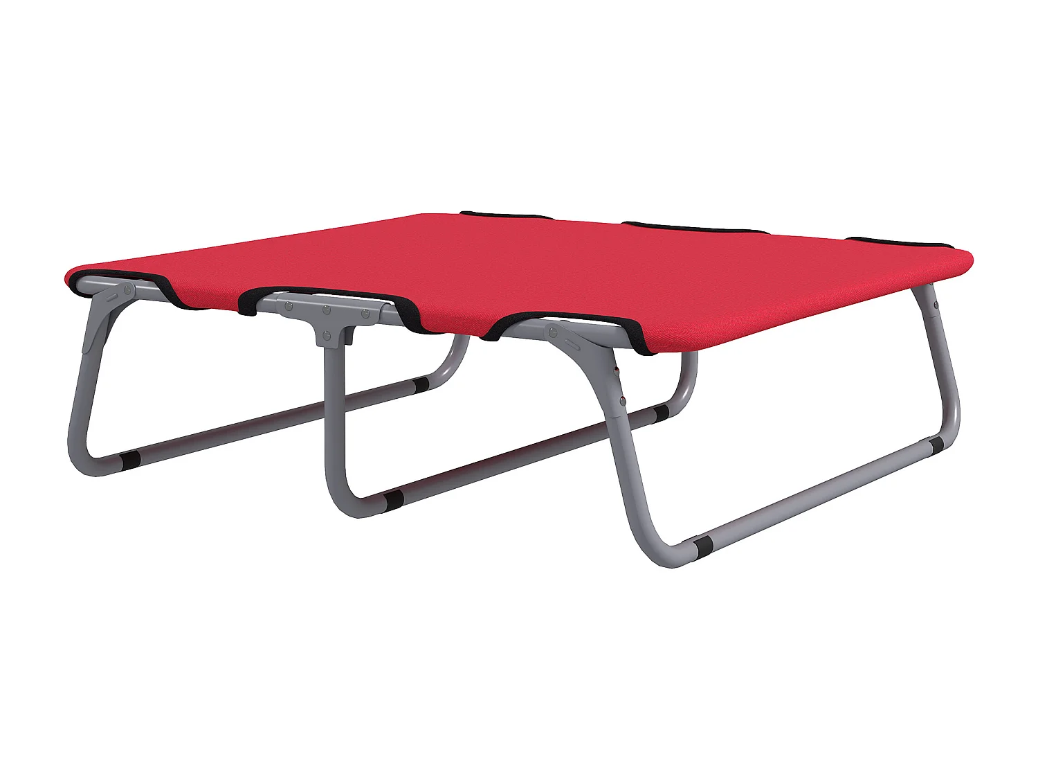 Brandina per cani piccoli pieghevole per interno ed esterno rosso