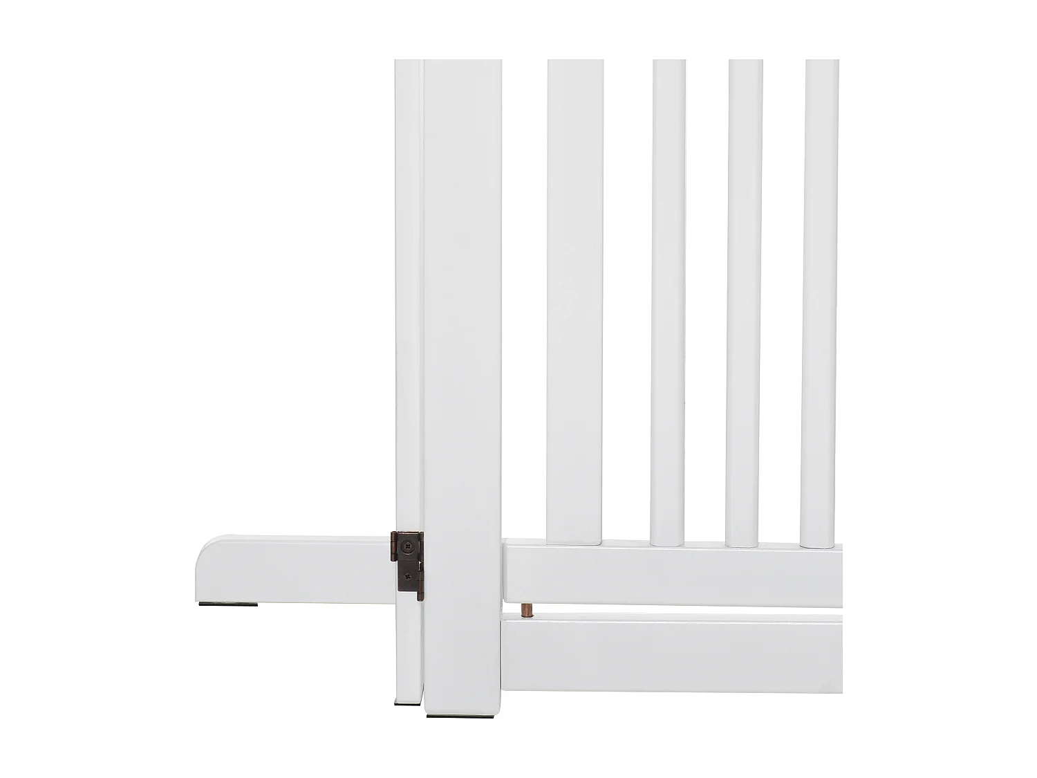 Cancellino per cani pieghevole 3 pannelli porta con blocco 155x76cm