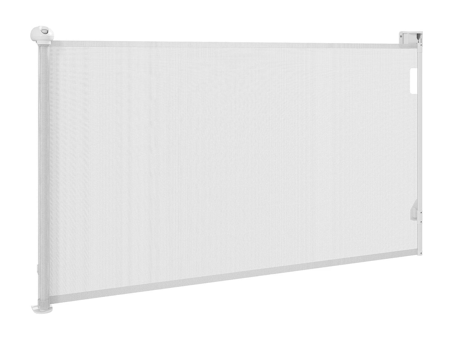 Cancellino per cani estensibile 0-144cm con blocco automatico bianco