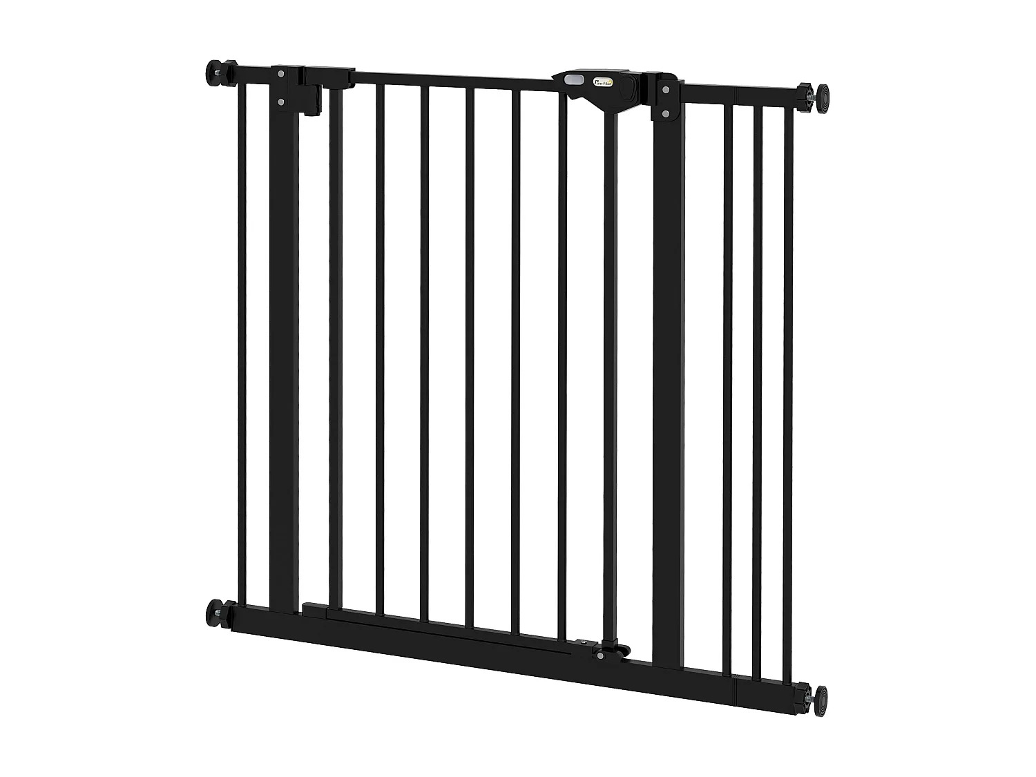 Cancellino per cani regolabile con 2 estensioni fino a 87 cm nero