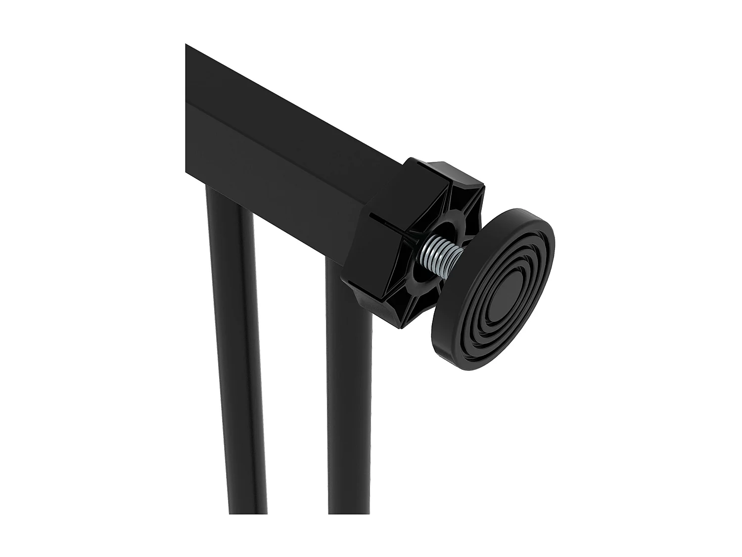 Cancellino per cani regolabile con 2 estensioni fino a 87 cm nero