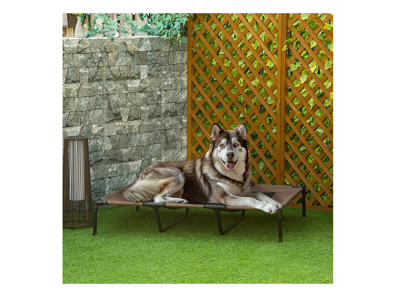 Brandina per cani in metallo e tessuto oxford sacca di trasporto