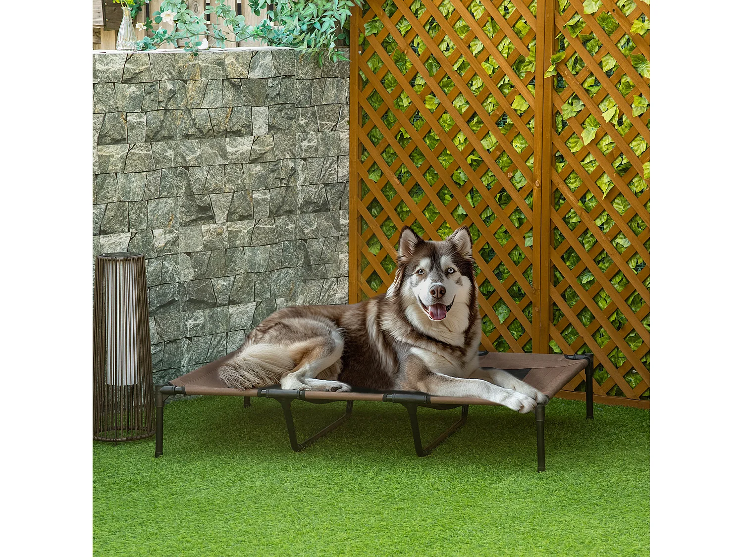 Brandina per cani in metallo e tessuto oxford sacca di trasporto