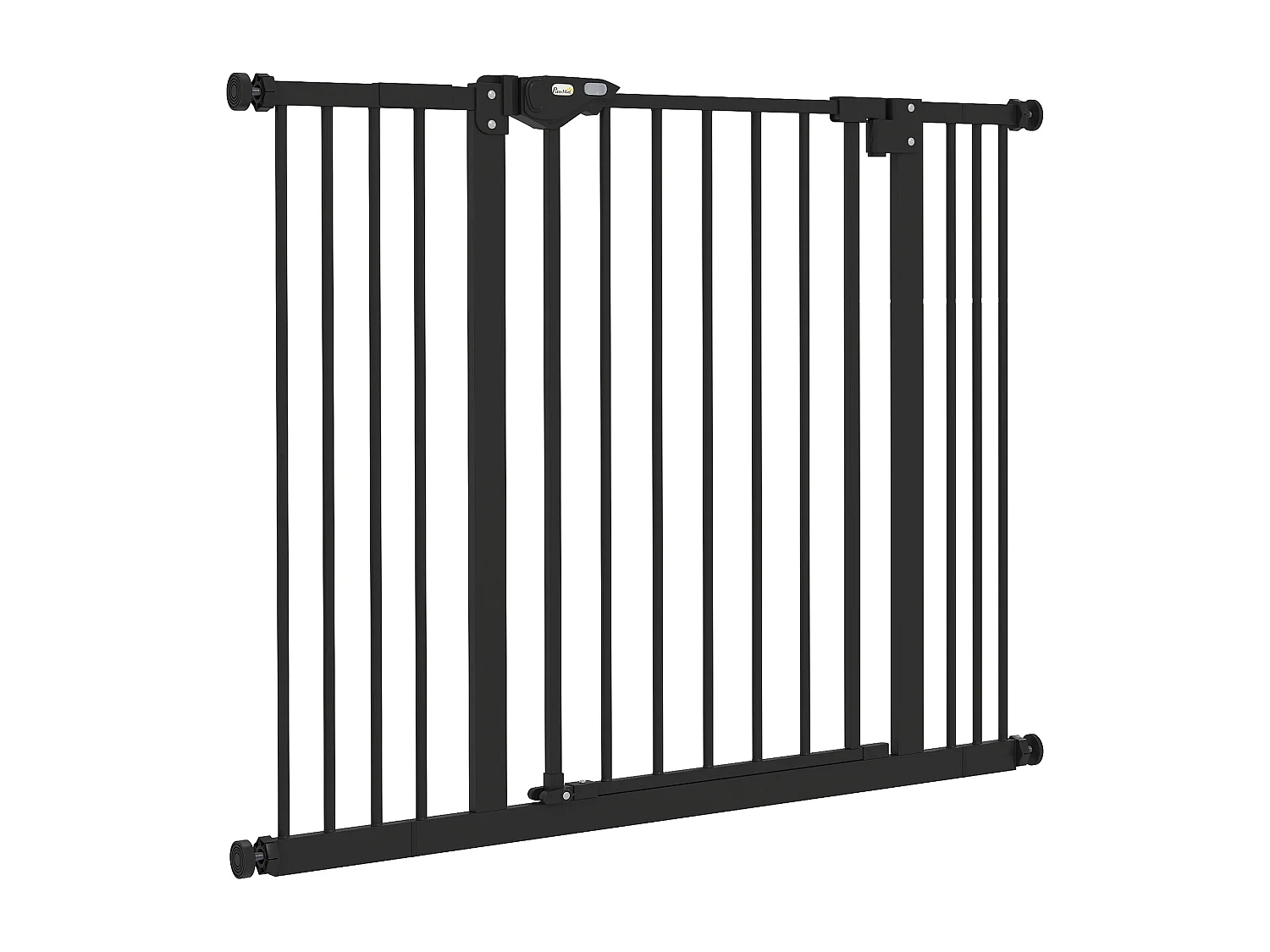 Cancellino per cani regolabile con 2 estensioni fino a 100 cm nero