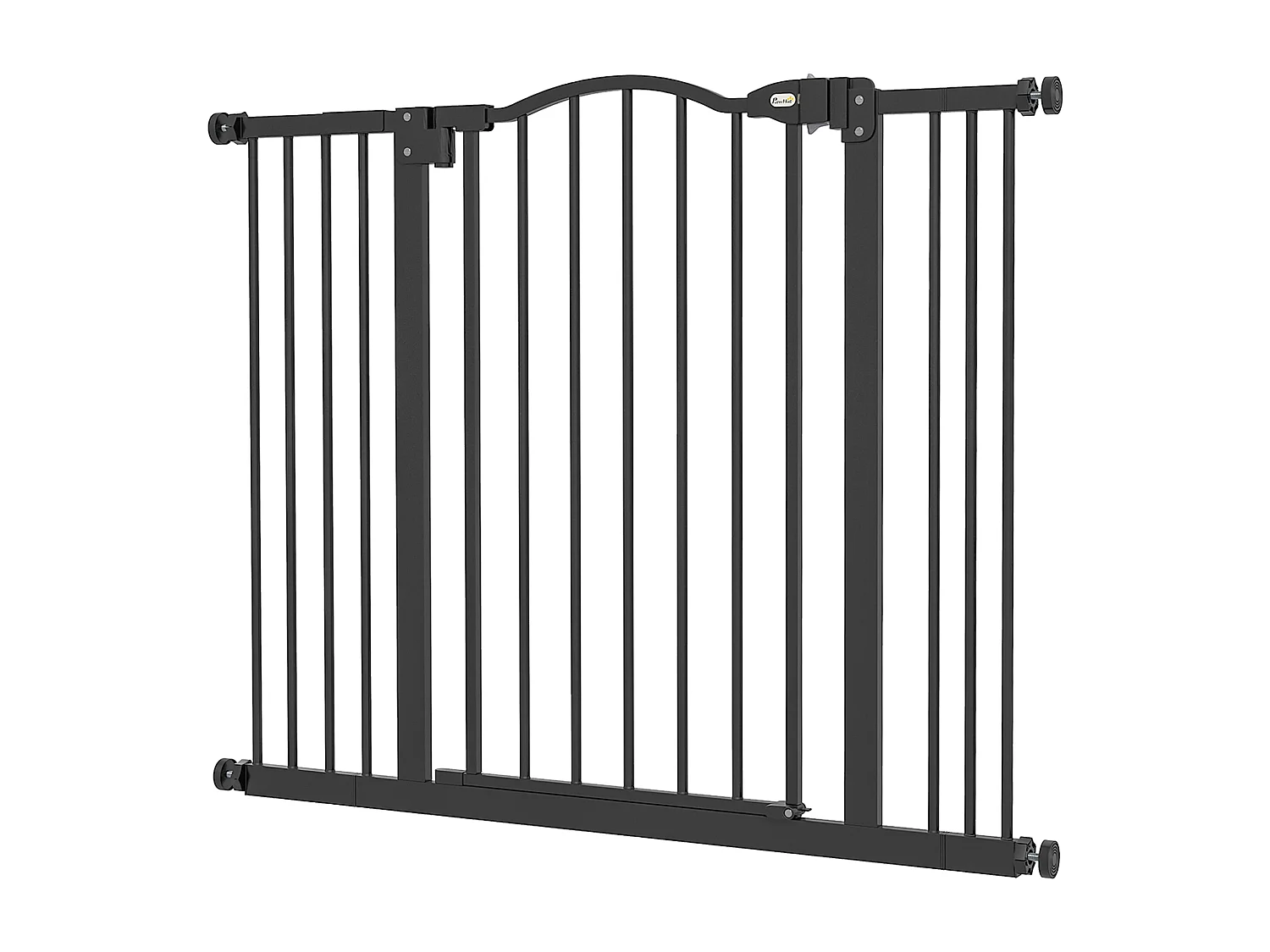 Cancellino per cani estensibile e regolabile 74-100 cm nero