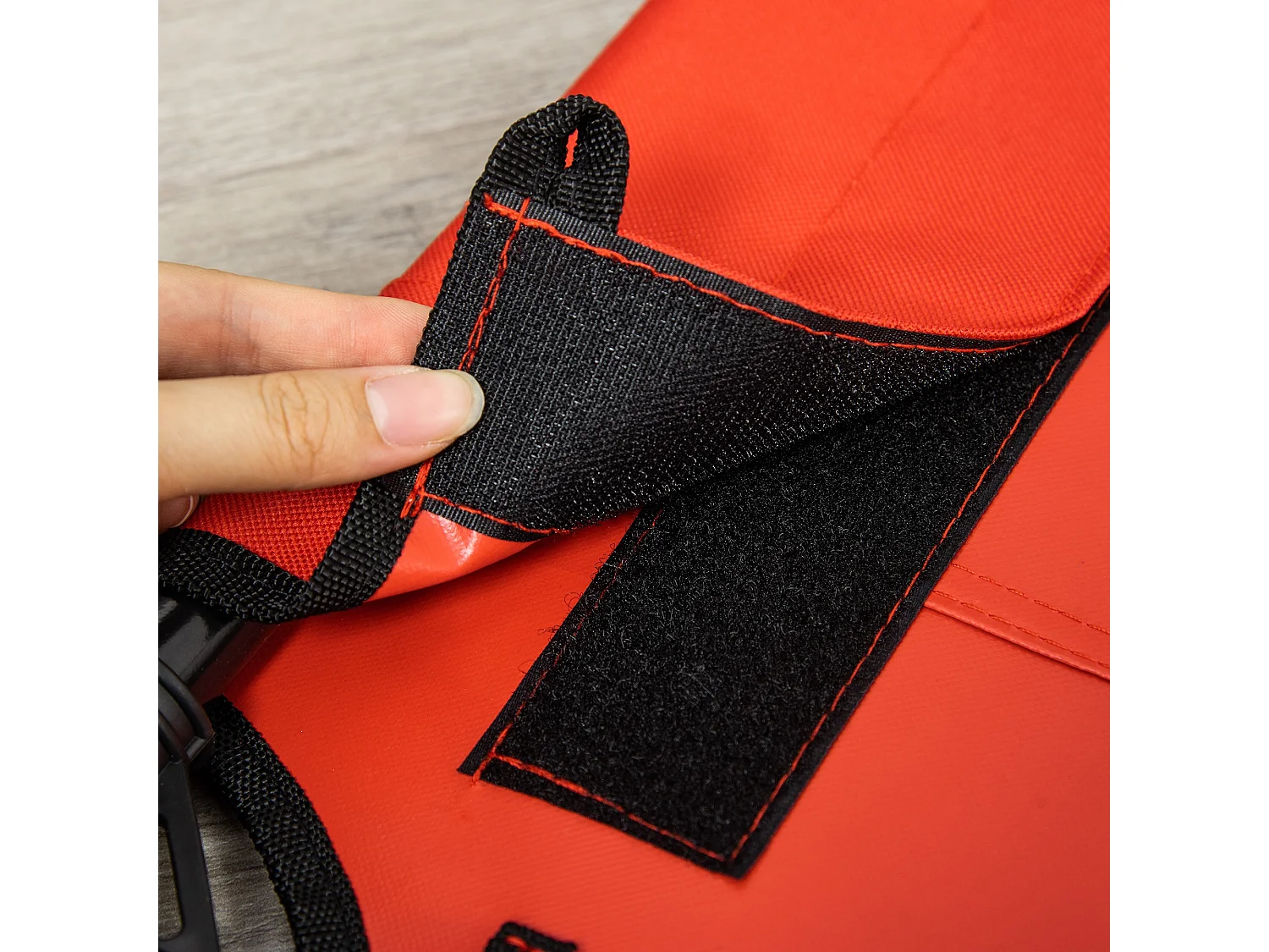 Lettino per cani grandi rialzato con tessuto a rete 91.5x76.2x18cm rosso