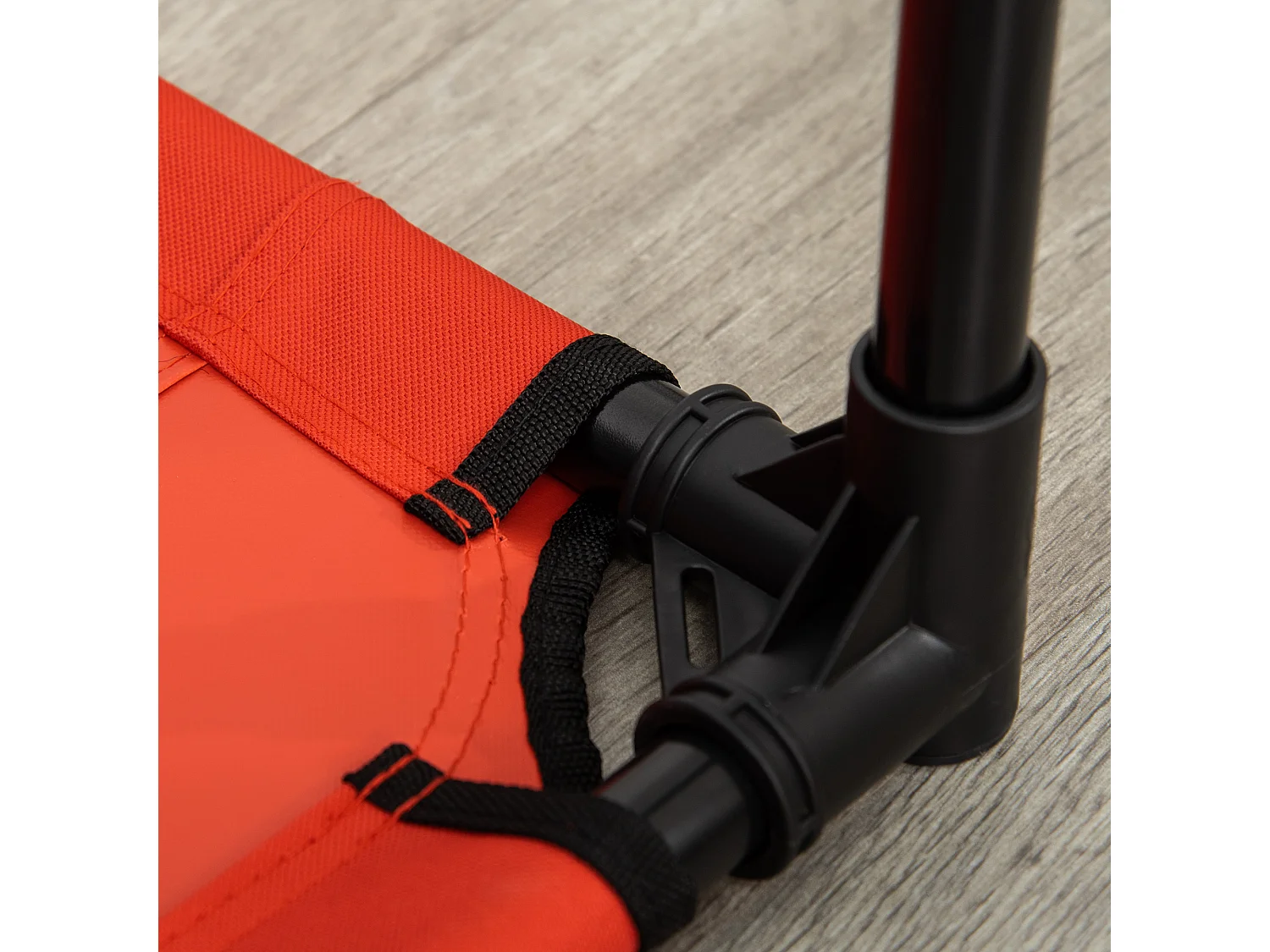 Lettino per cani grandi rialzato con tessuto a rete 91.5x76.2x18cm rosso