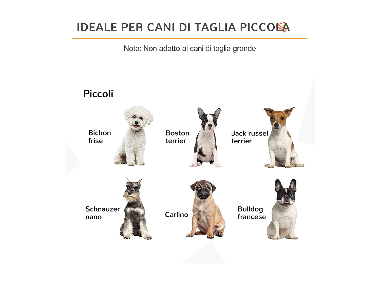 Cancellino per cani pieghevole a 3 sezioni legno 154.5x29.5x61cm bianco