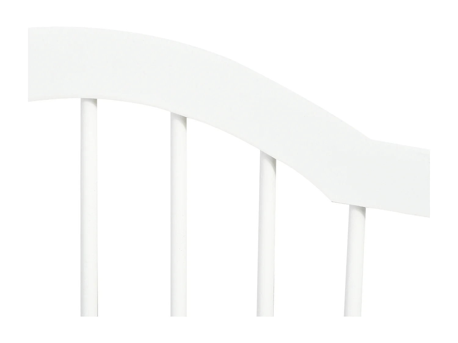 Cancellino per cani pieghevole a 3 sezioni legno 154.5x29.5x61cm bianco