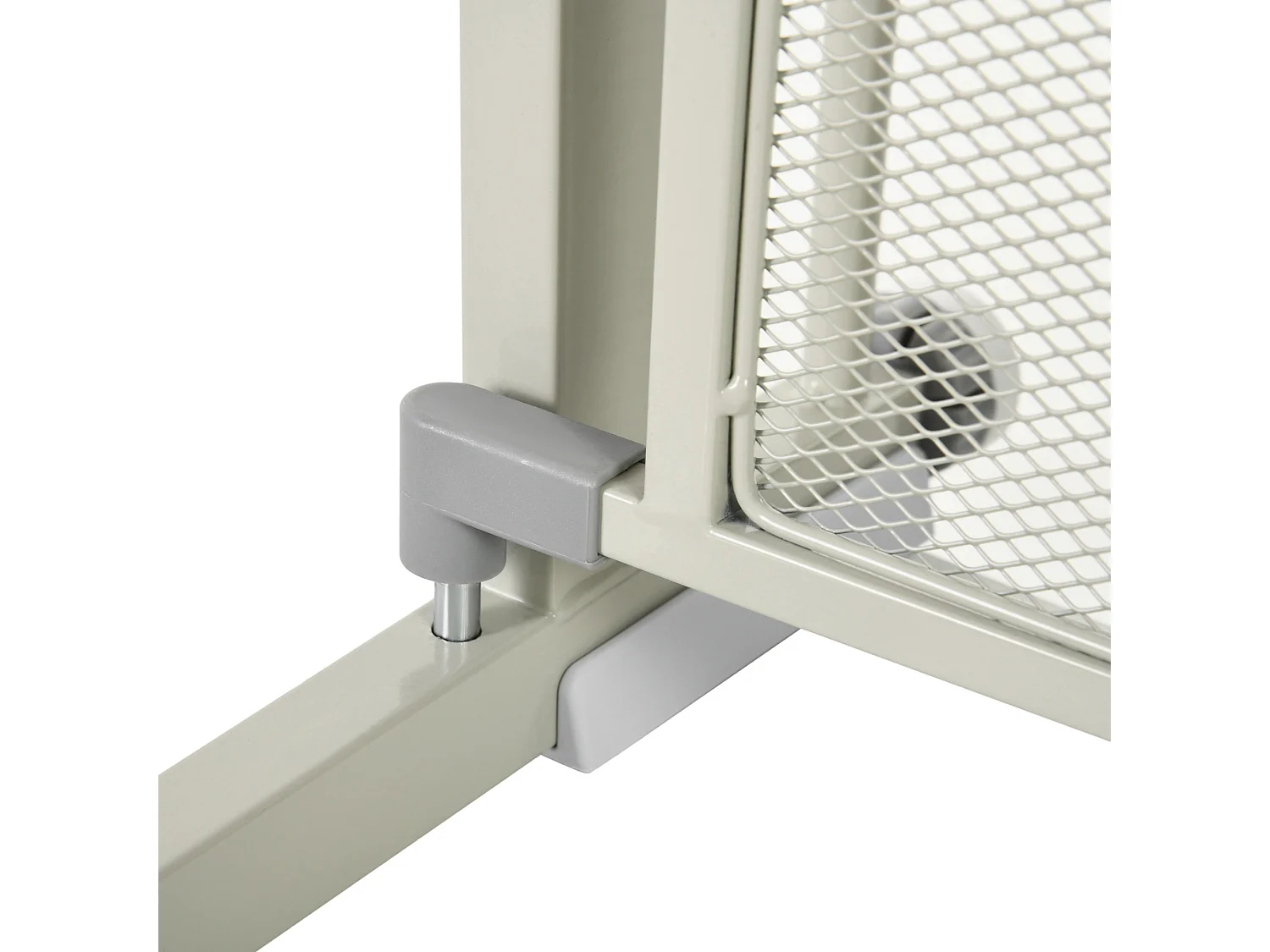 Cancellino per cani estensibile a pressione chiusura automatica grigio