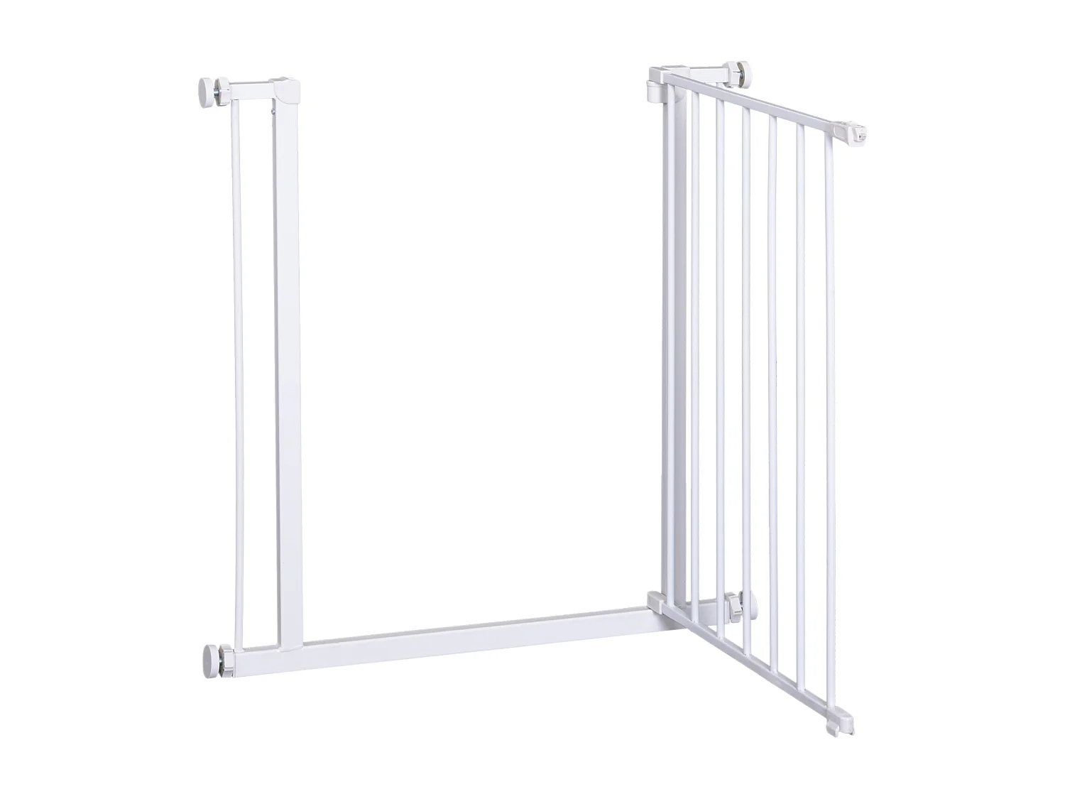 Cancelletto recinzione allungabile per porte e scale per cani animali 76