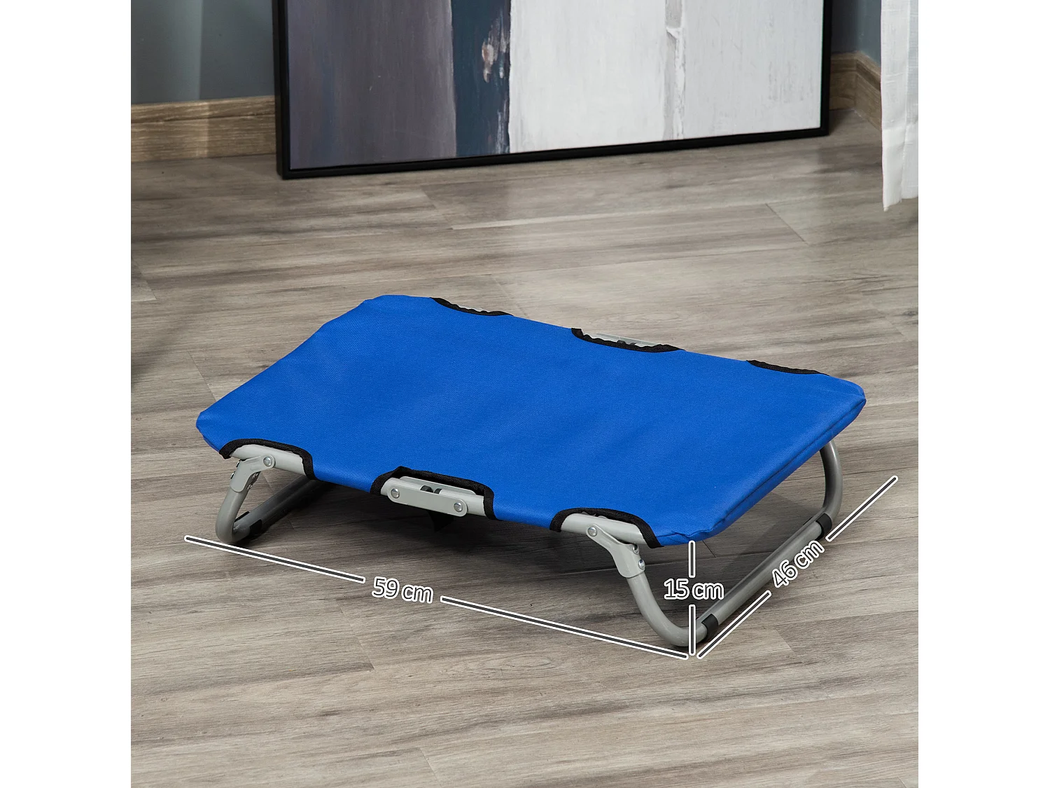 Cuccia per cani pieghevole lettino per cani taglia piccola 10kg blu