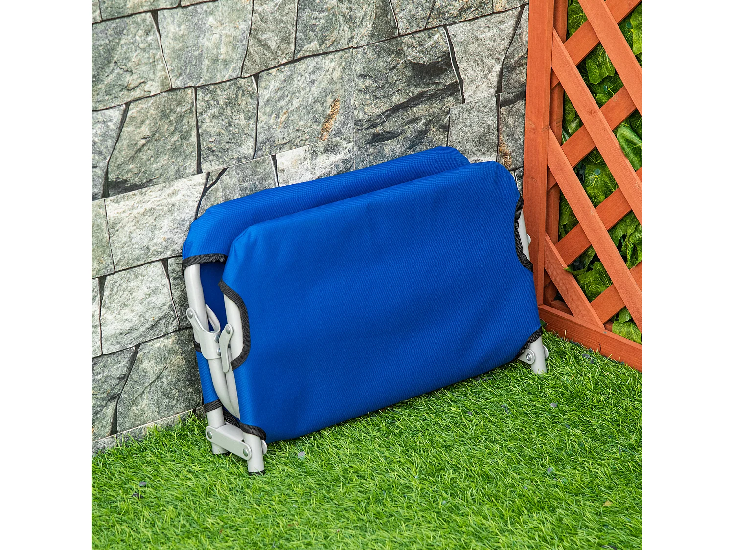 Cuccia per cani pieghevole lettino per cani taglia piccola 10kg blu