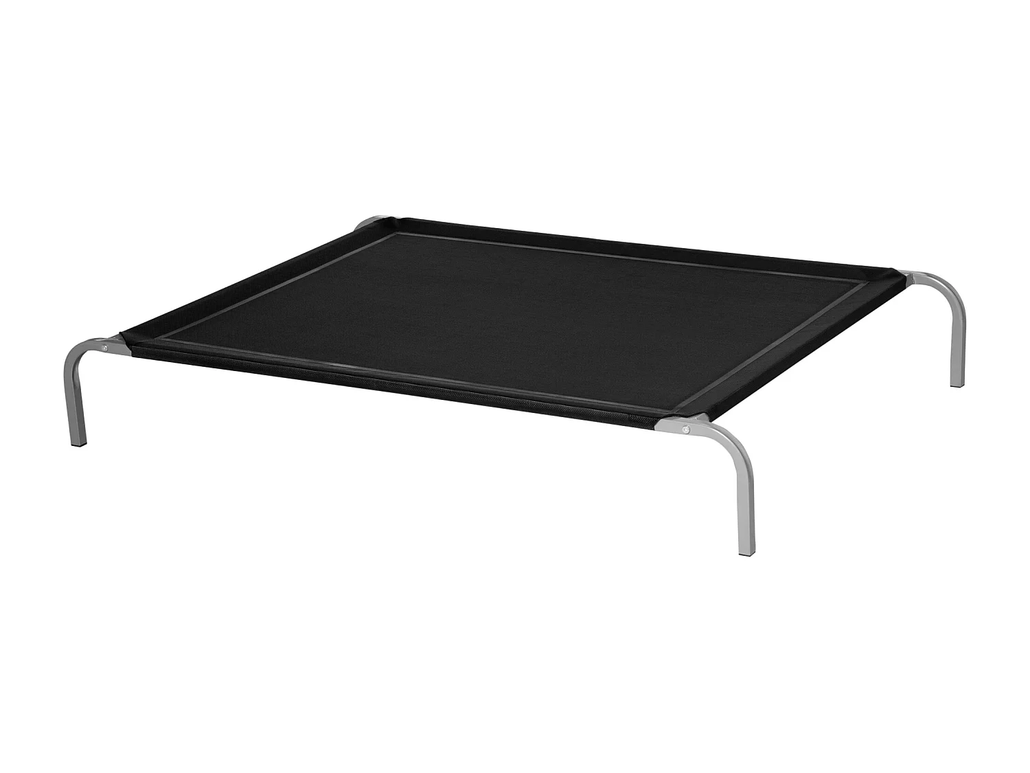 Lettino per cani da interno esterno cuccia estiva per cani fino 40kg nera