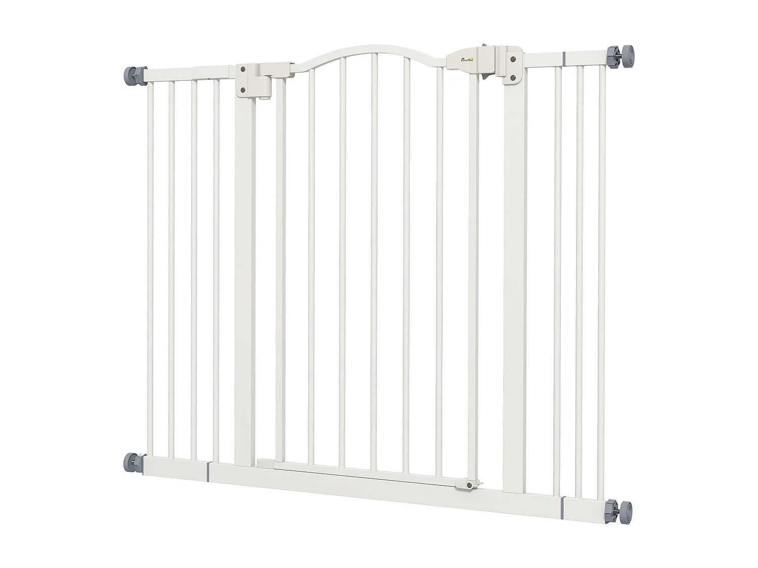 Cancellino per cani estensibile e regolabile 74-100 cm bianco