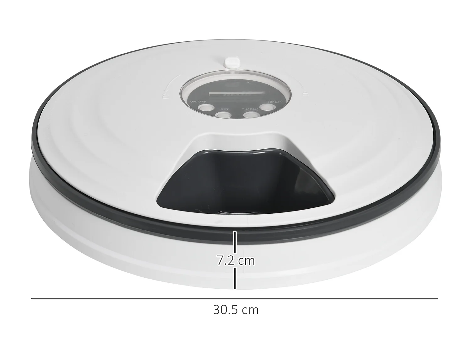 Distributore automatico cibo cani e gatti 6 ciotole con timer display led
