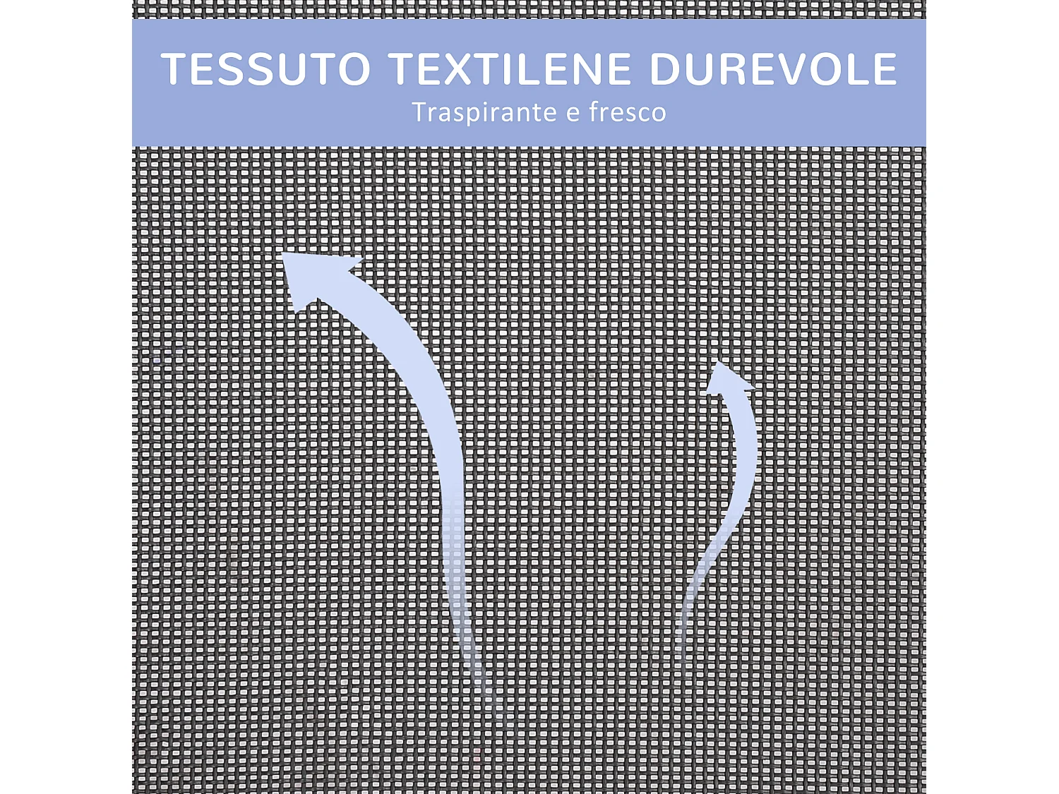 Letto rialzato per cani fino 30kg, campeggio, impermeabile - 91.5x76.2x18 cm