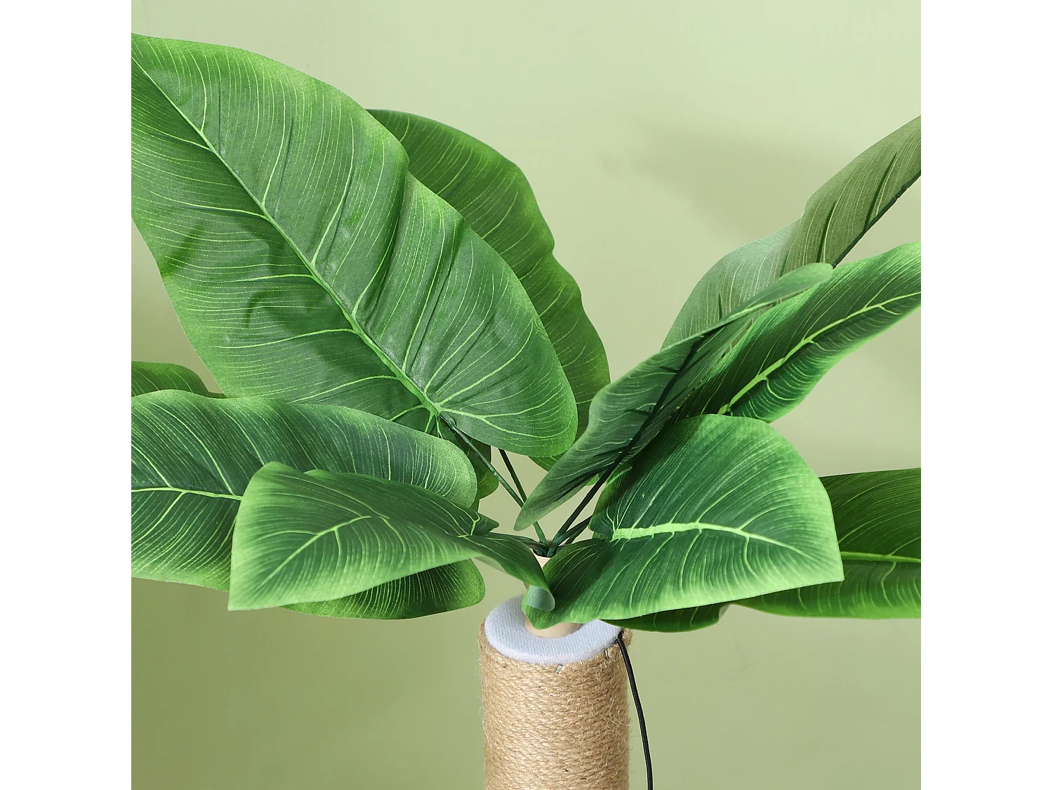 Albero per gatti con tiragraffi, piattaforme e palline ø40x83 cm verde