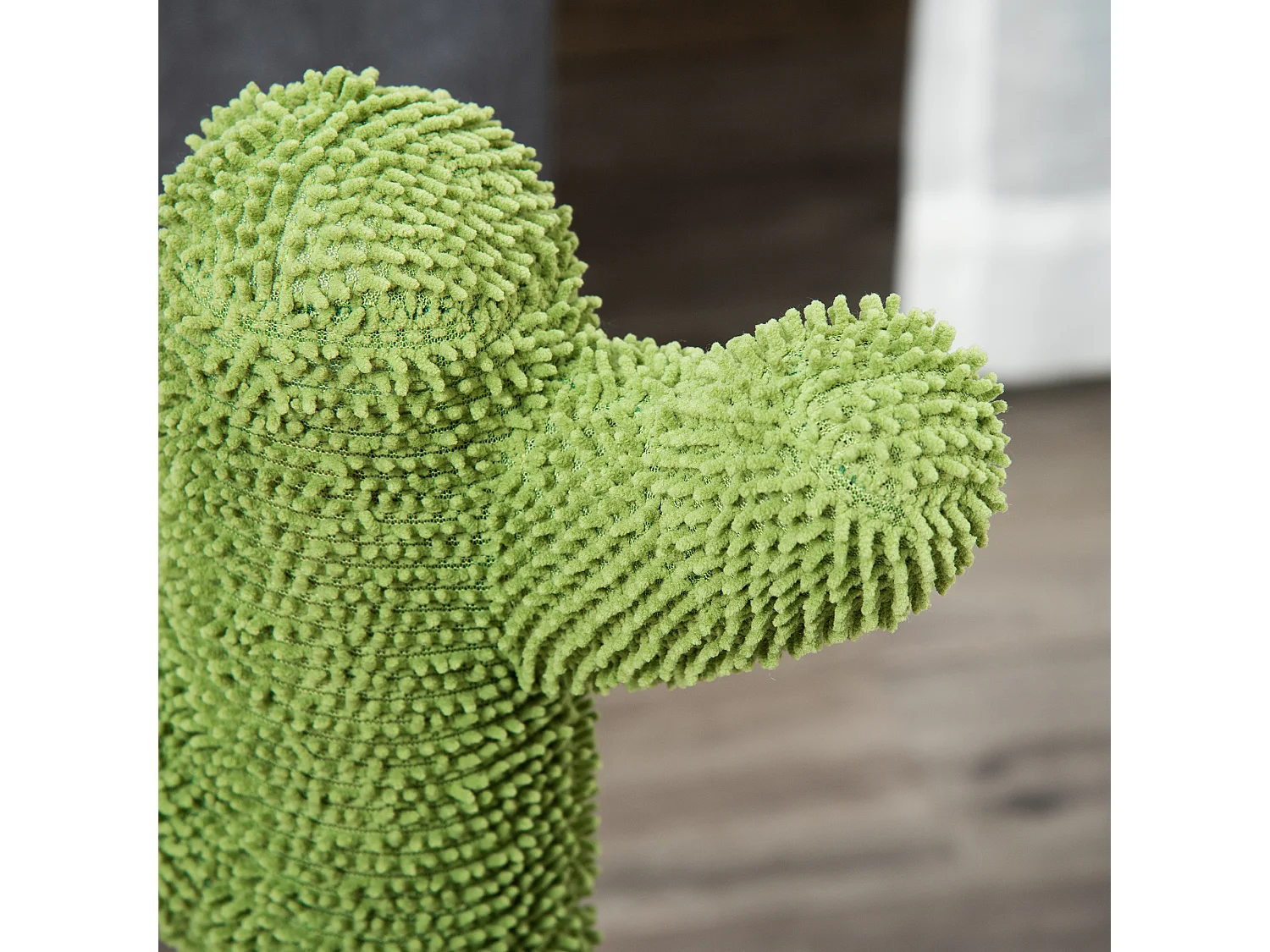 Albero tiragraffi per gatti a cactus con corde in sisal 40x40x65cm verde