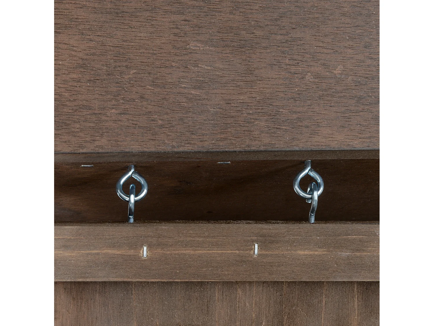 Gabbia per conigli e porcellini d'india, 4 ruote, casetta e rampa marrone