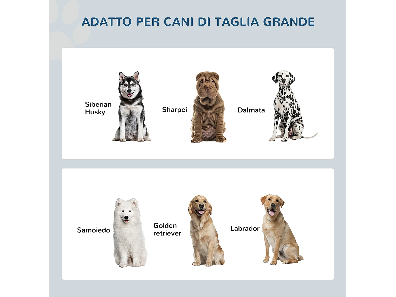 Ciotole per cani rialzate in acciaio inox rimovibili con vano contenitore