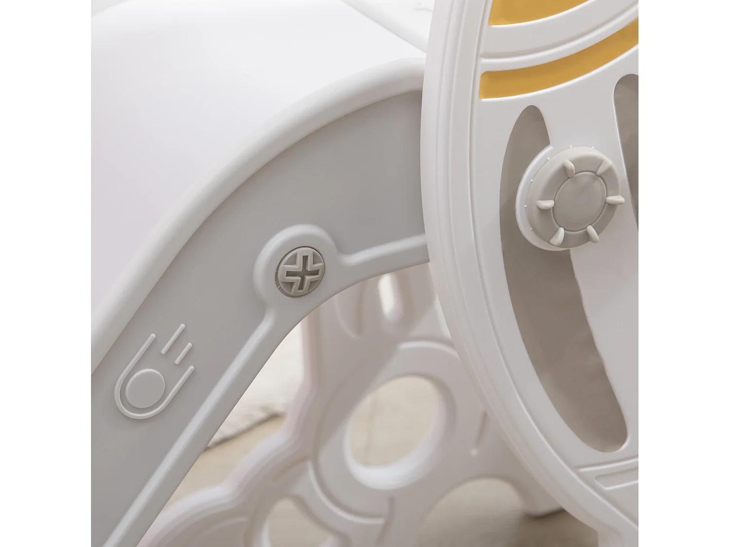 Scivolo per bambini 18-36 mesi a tema spaziale grigio e bianco