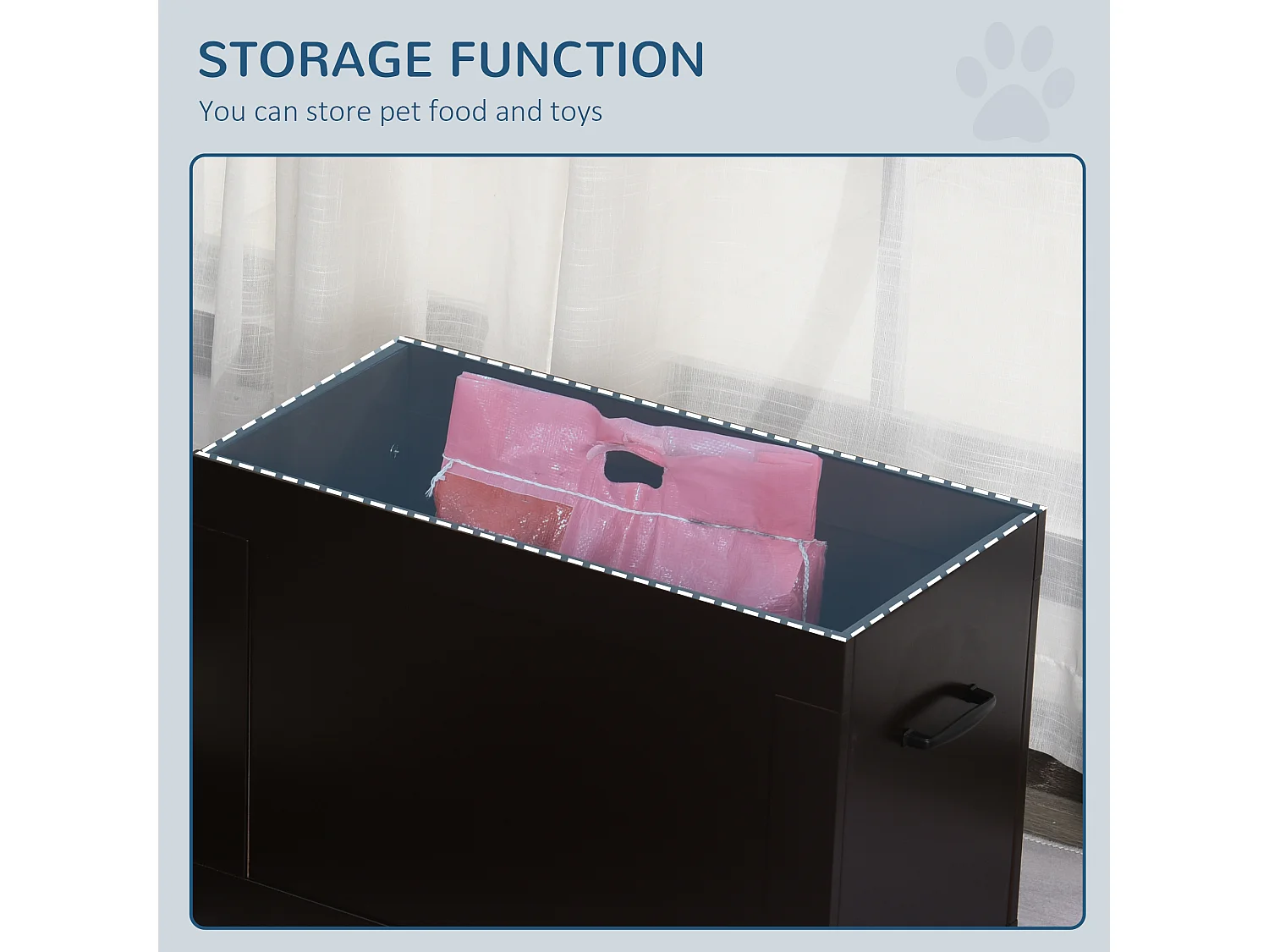 Portaciotole rialzato per cani con 2 ciotole in acciaio inox