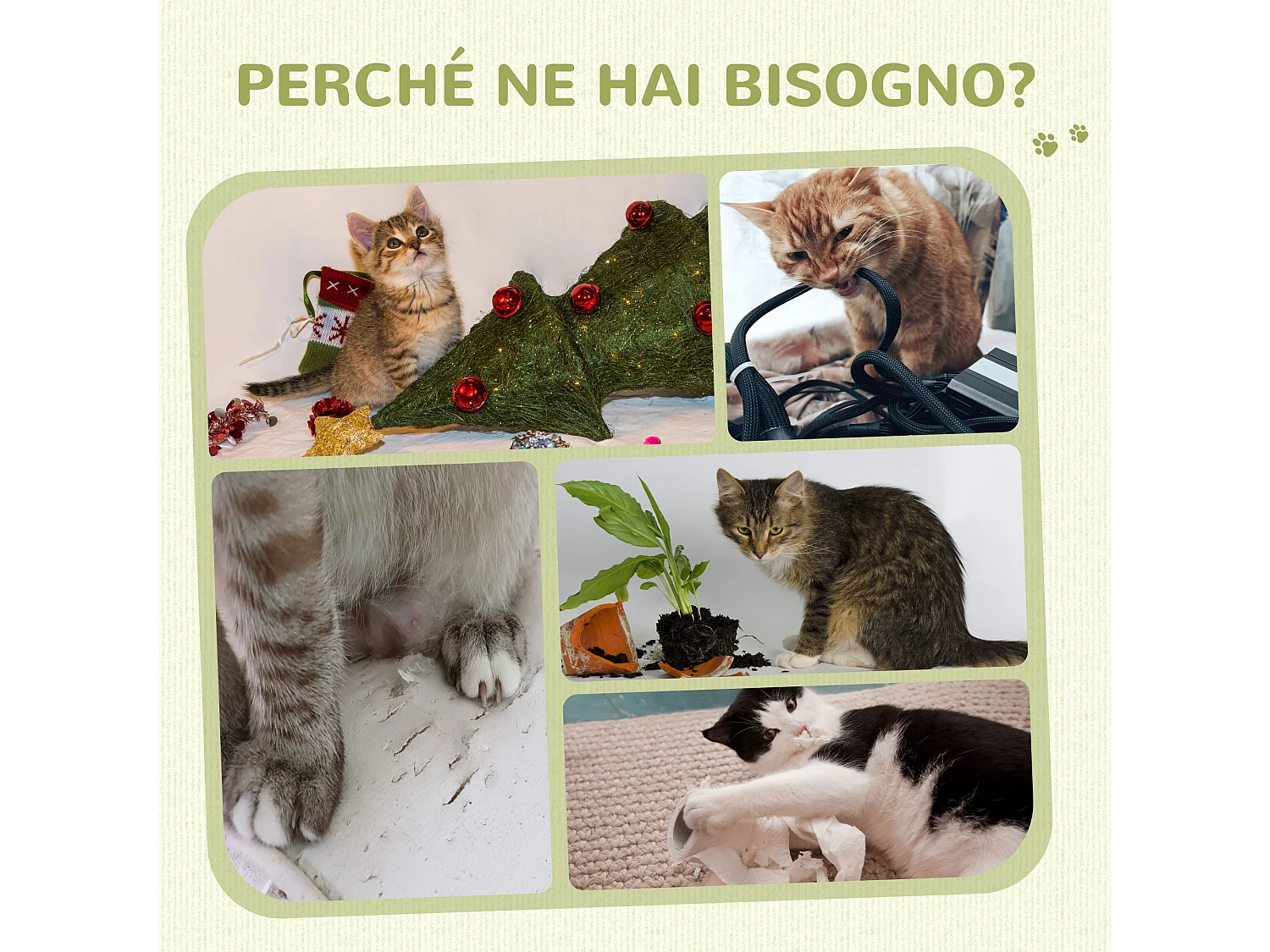 Tiragraffi per gatti fino a 5kg in sisal e peluche 34x25.5x58cm beige