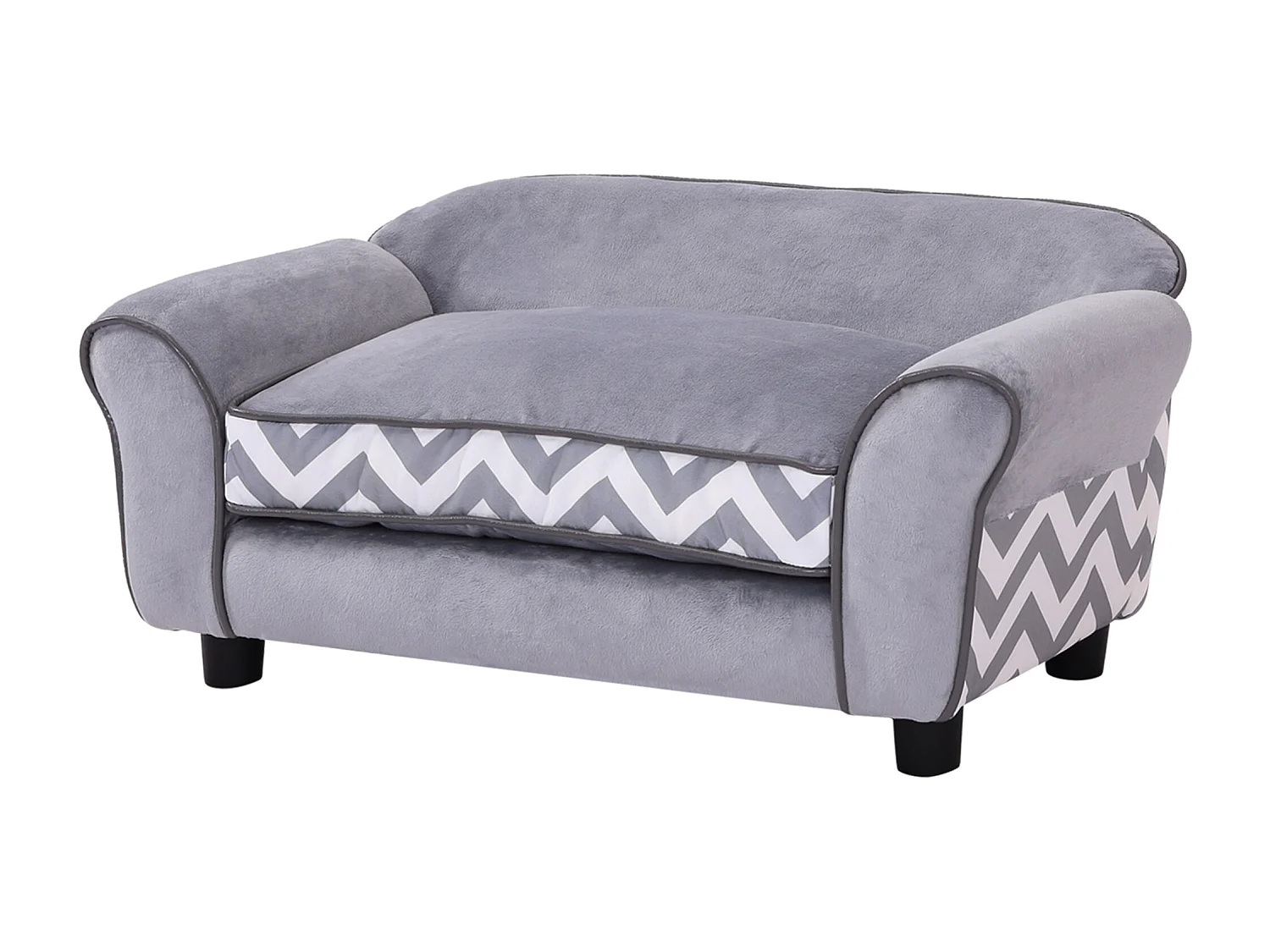 Cuccia per cani da interni divano per cani 15kg grigio