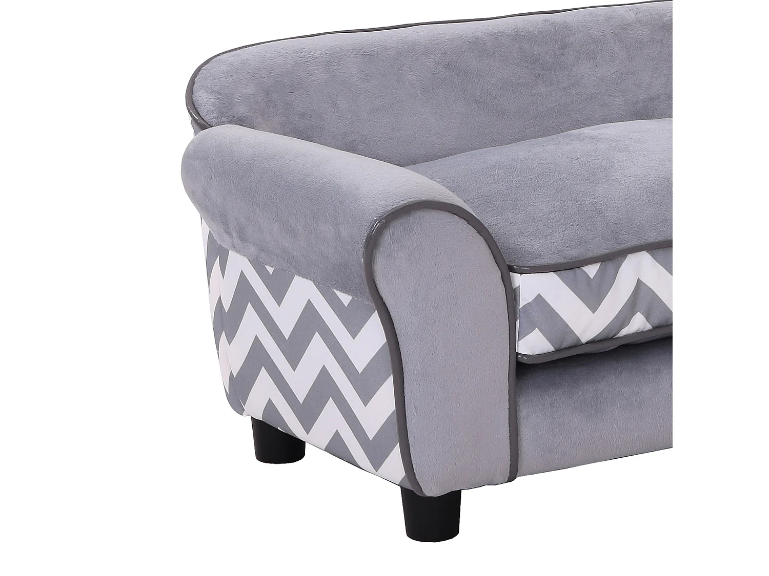 Cuccia per cani da interni divano per cani 15kg grigio