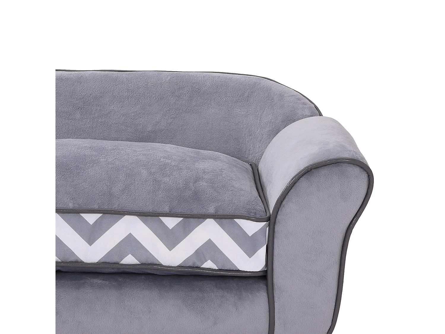 Cuccia per cani da interni divano per cani 15kg grigio