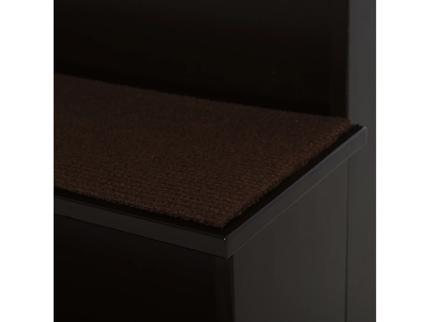 Scaletta per cani e gatti 4 scalini con cuscini rimovibili marrone